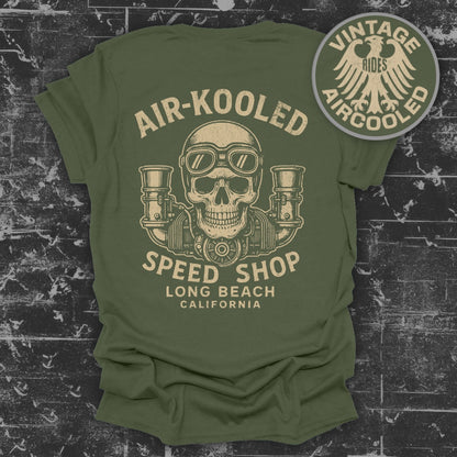 Air-Kooled Speed Shop Long Beach California T-shirt