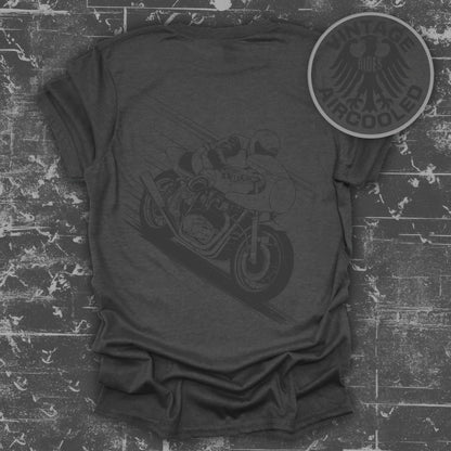 Vintage Rides Aircooled Motorcycle Graphic T-Shirt product type