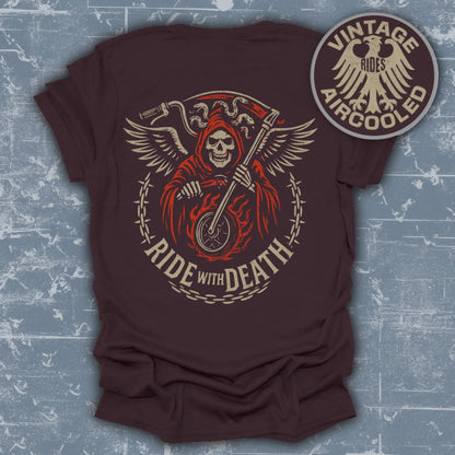 Ride with Death Graphic Vintage Aircooled T-shirt product