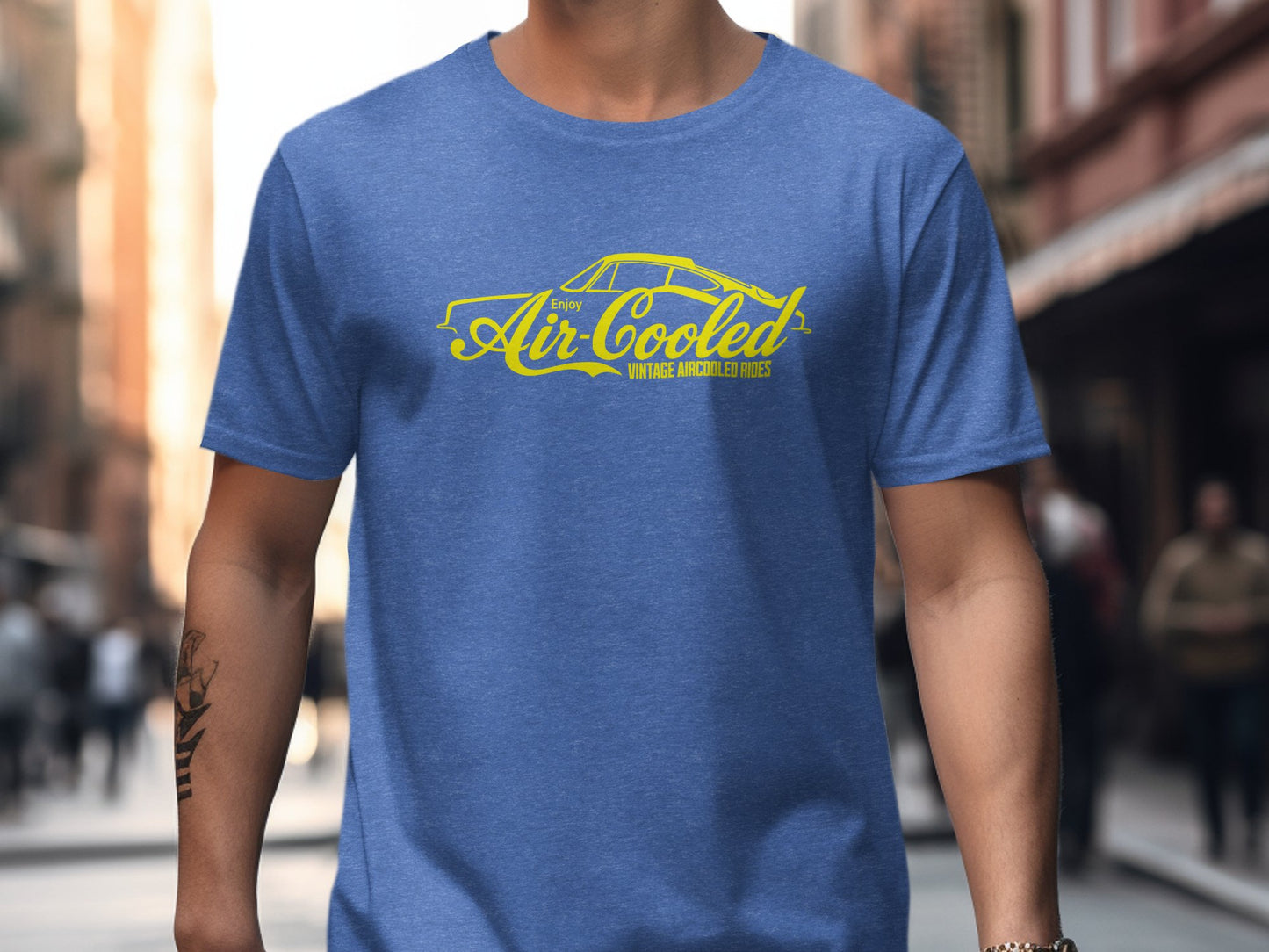 Air Cooled Vintage Racing Enthusiast Blue Shirt product