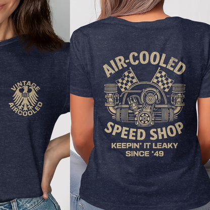Vintage Air Cooled Speed Shop T-shirt product type