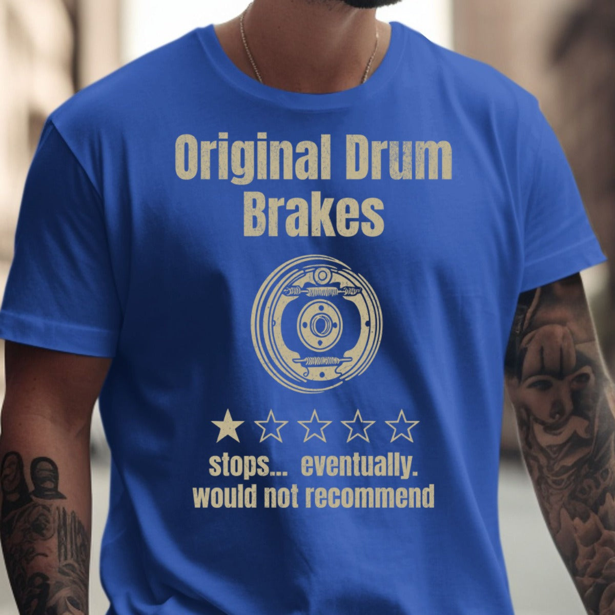 Original Drum Brakes Five Star Review T-shirt product