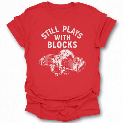 Still Plays With Blocks Graphic Tee