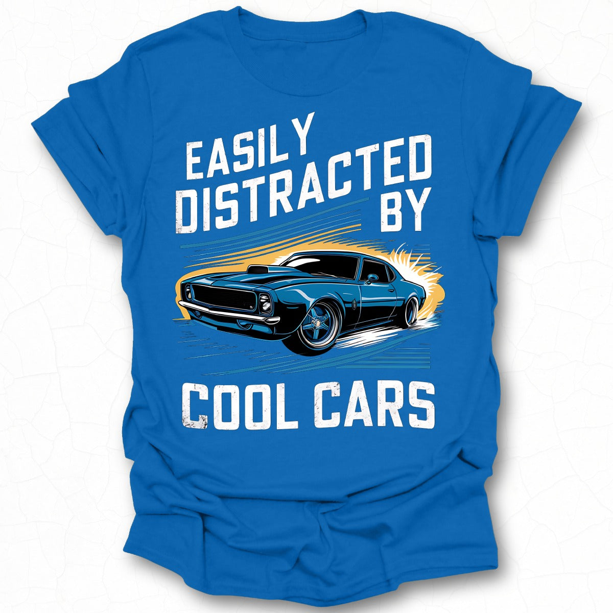 Easily Distracted By Cool Cars Graphic Tee Product