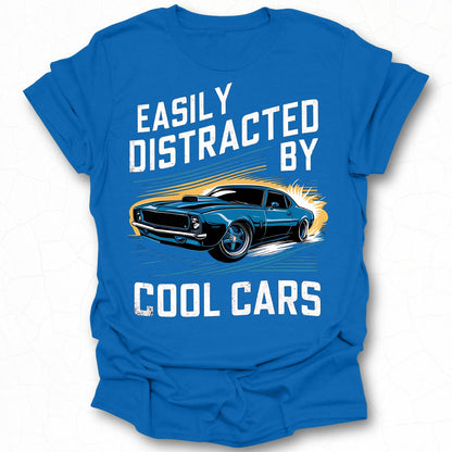 Easily Distracted By Cool Cars Graphic Tee Product