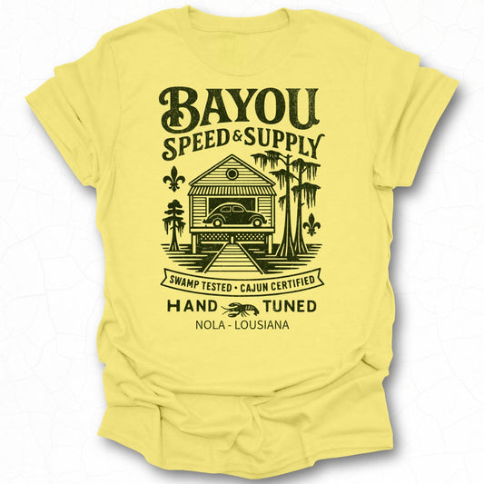 Bayou Speed and Supply Swamp Tested Cajun Certified Shirt