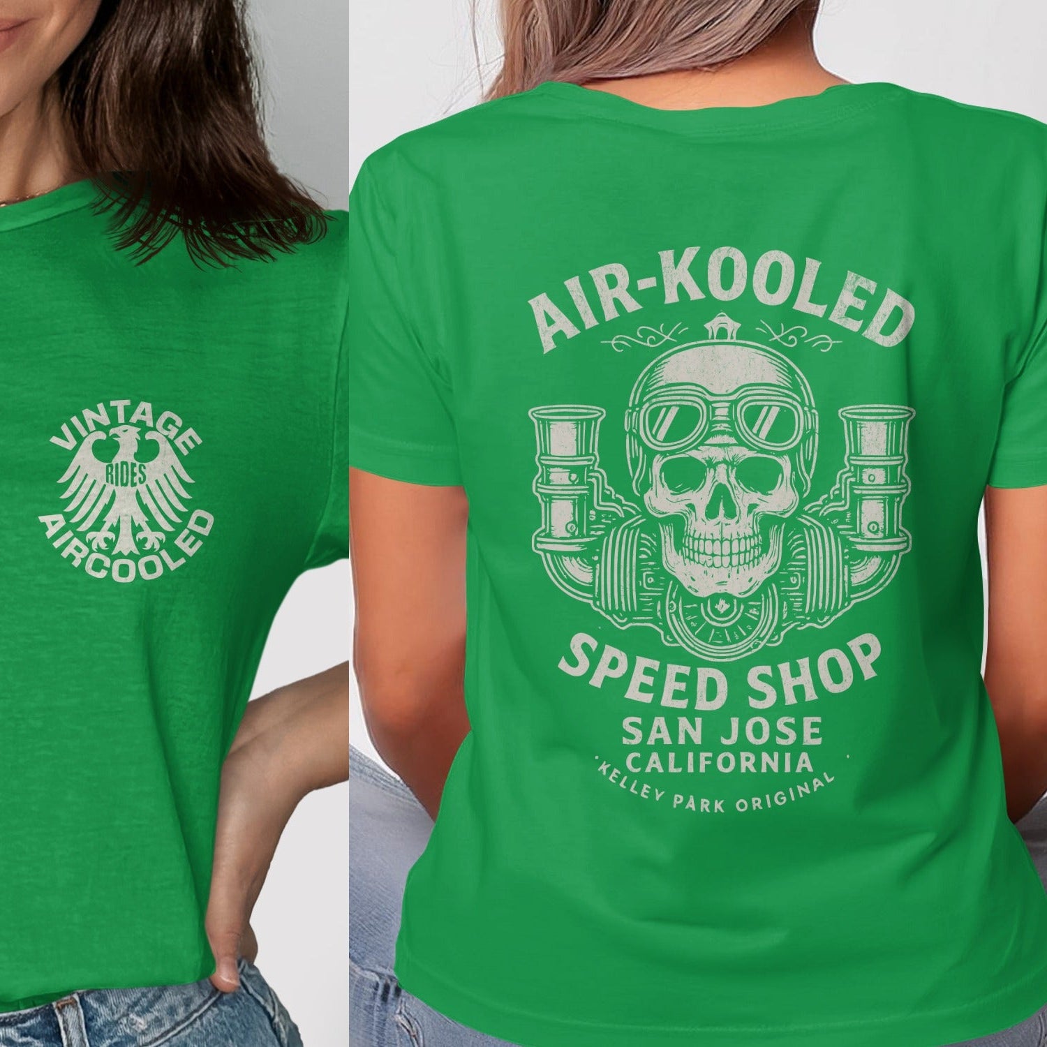 Vintage Aircooled Design Graphic Tee Shirt product type