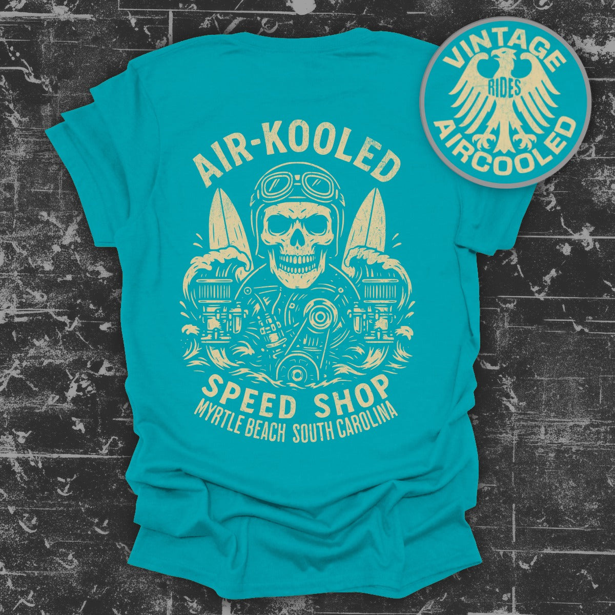 Air-Kooled Speed Shop Vintage Apparel product