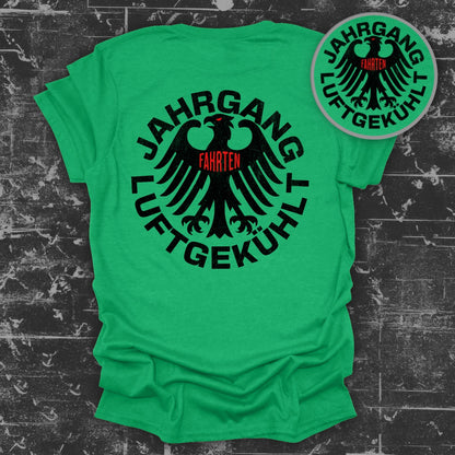 Jahrgang Luftgekuhlt Fahren Eagle Graphic T-Shirt