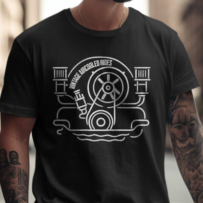Vintage Aircooled Rides Graphic T-Shirt