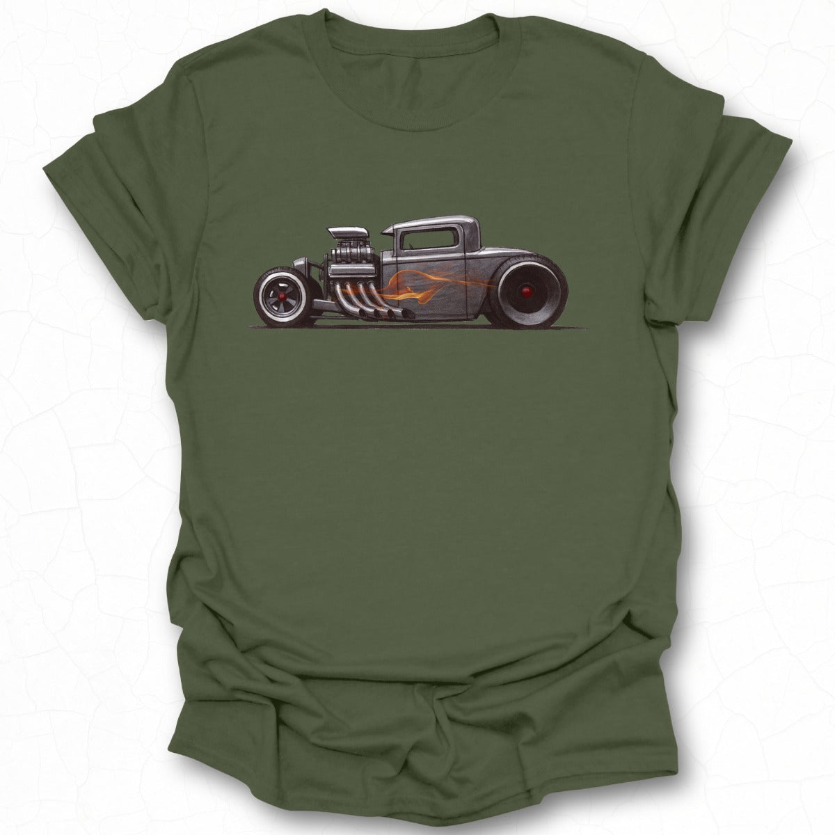 Retro Classic Car Graphic Design T-Shirt