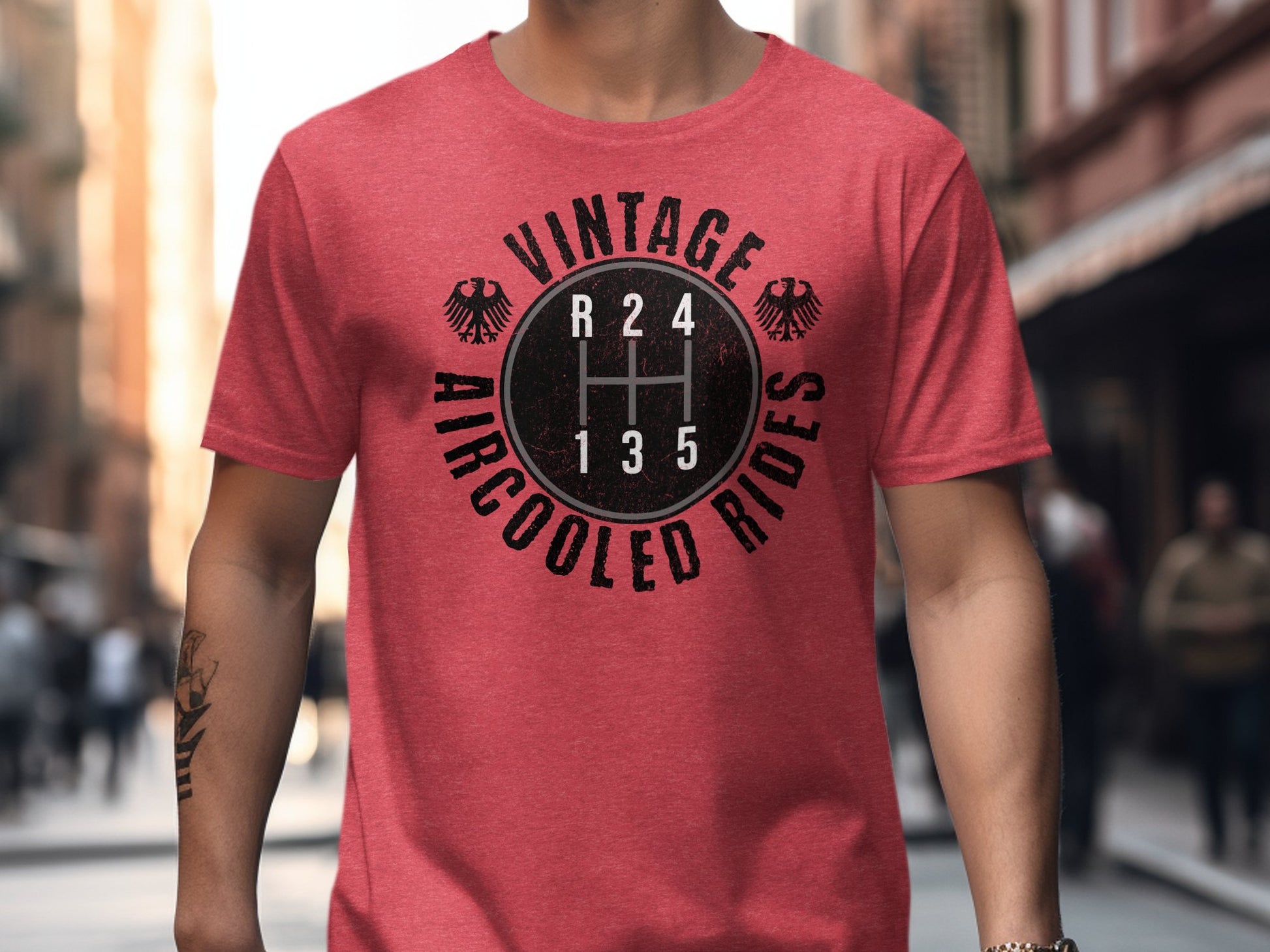 Vintage Aircooled Rides Graphic Tee Shirt product type