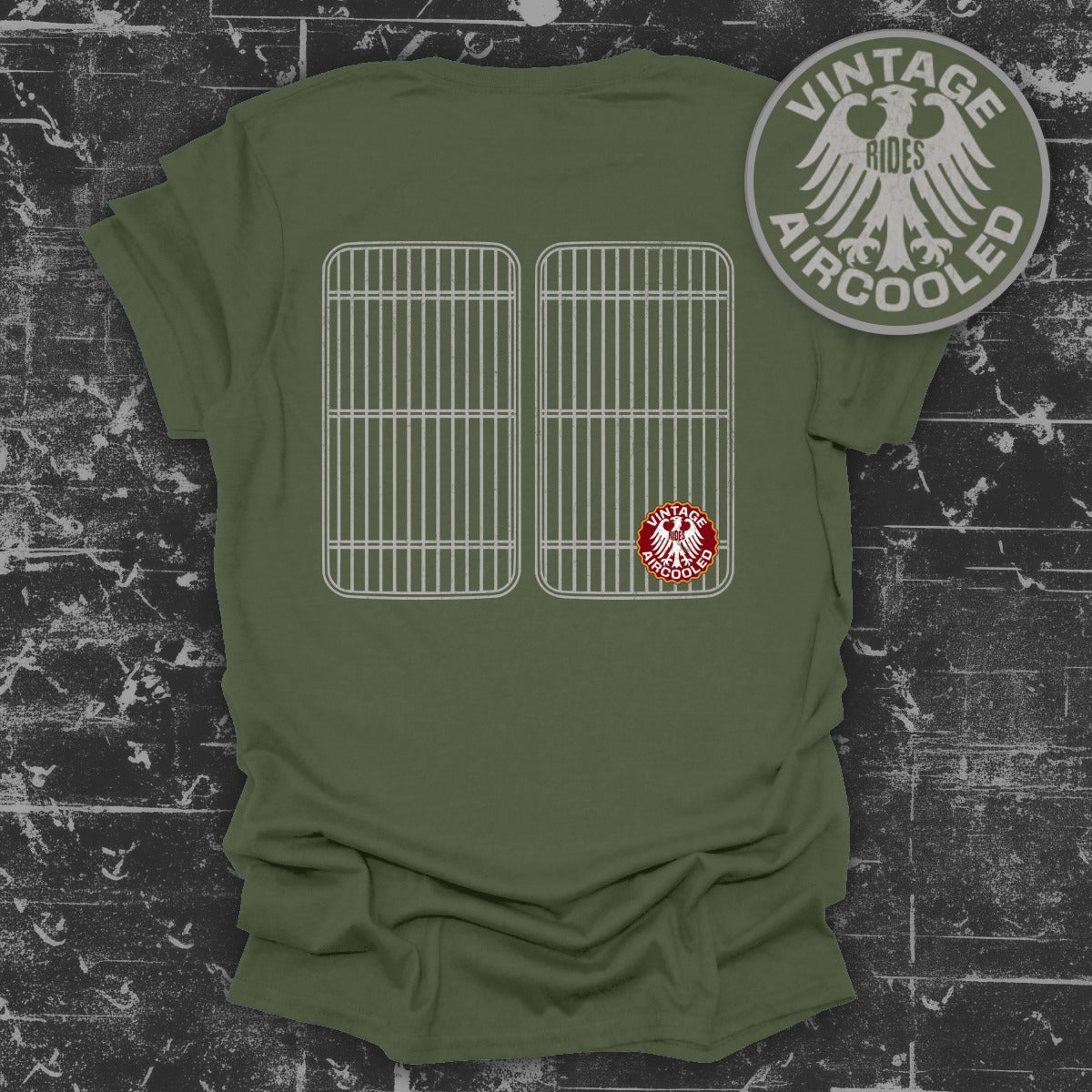 Vintage Rides Aircooled Graphic Tee Shirt product