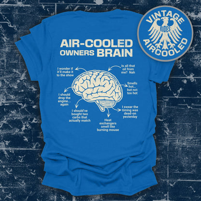 Air-Cooled Owners Brain Vintage Rides T-Shirt Product