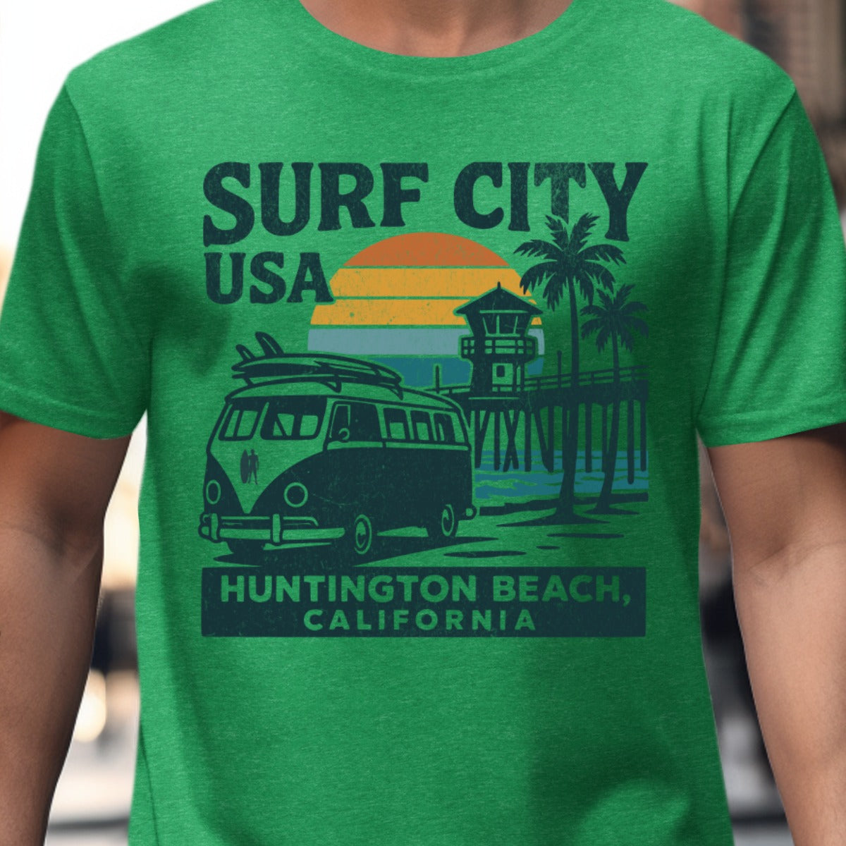 Surf City USA Huntington Beach California T-shirt product type