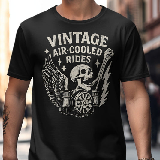 Vintage Air Cooled Rides Graphic T-Shirt product