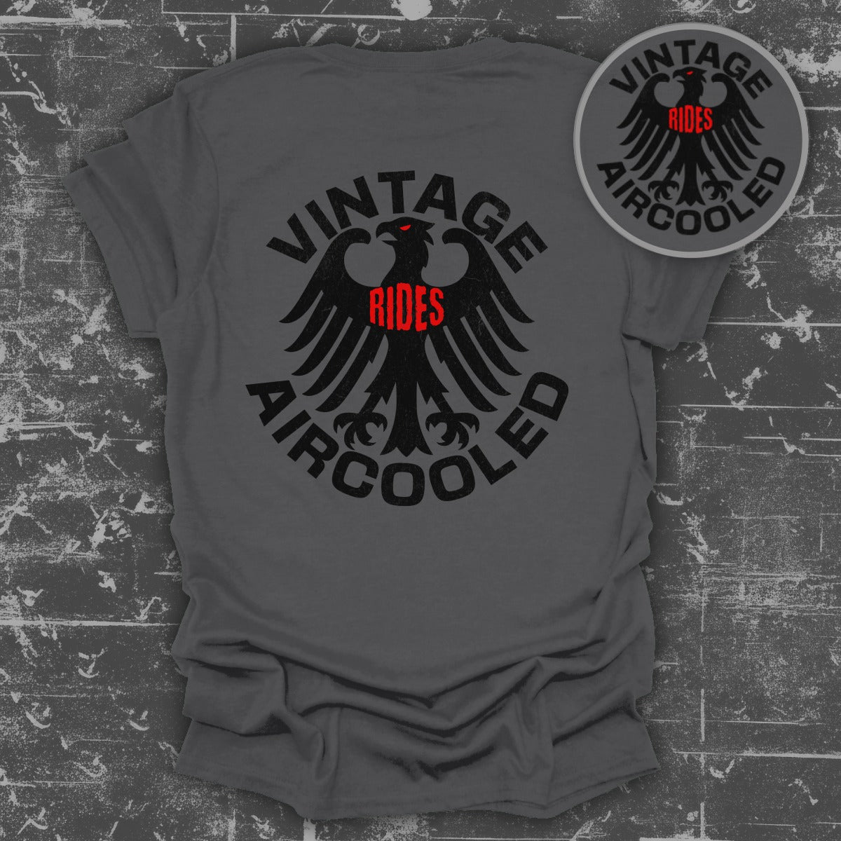 Vintage Aircooled Rides Design T-shirt Product