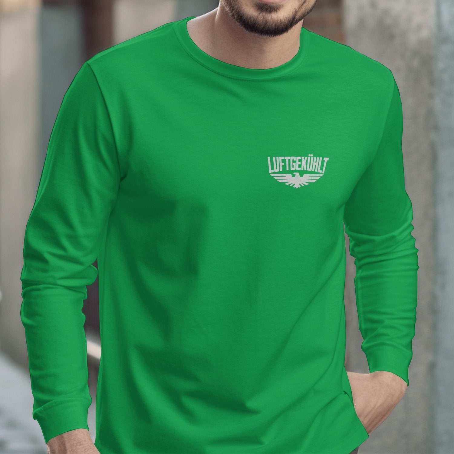 Luftgekühlt Green Long Sleeve Shirt product type