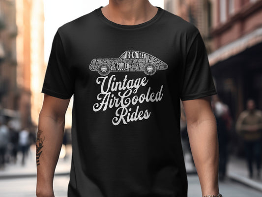 Vintage Air Cooled Rides Graphic T-shirt product
