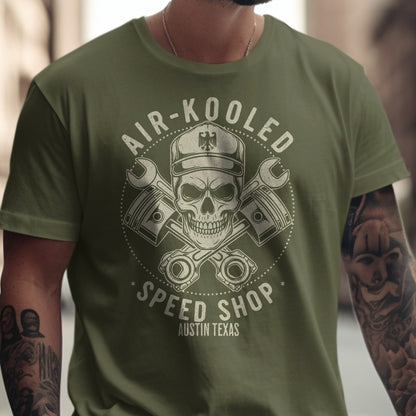 Air-Kooled Speed Shop Austin Texas Graphic T-Shirt product