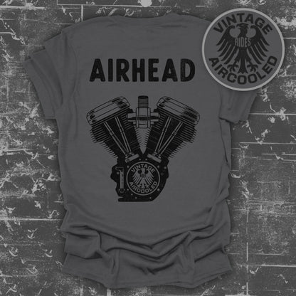 Vintage Aircooled Engine Design Gray T-shirt product type