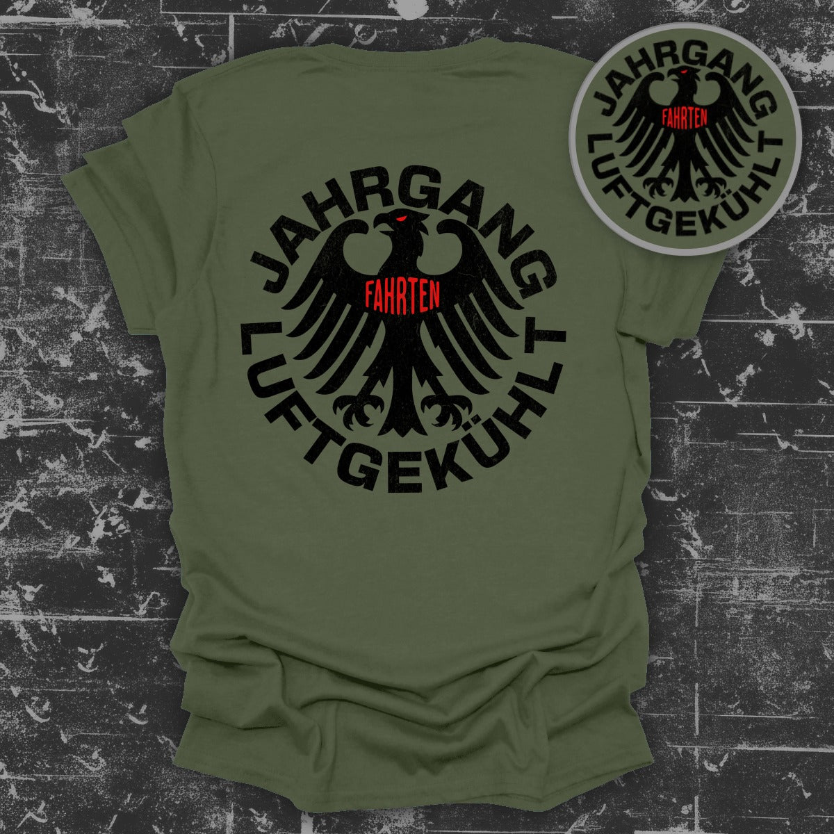 Jahrgang Luftgekuhlt Unique Vintage Style Gift