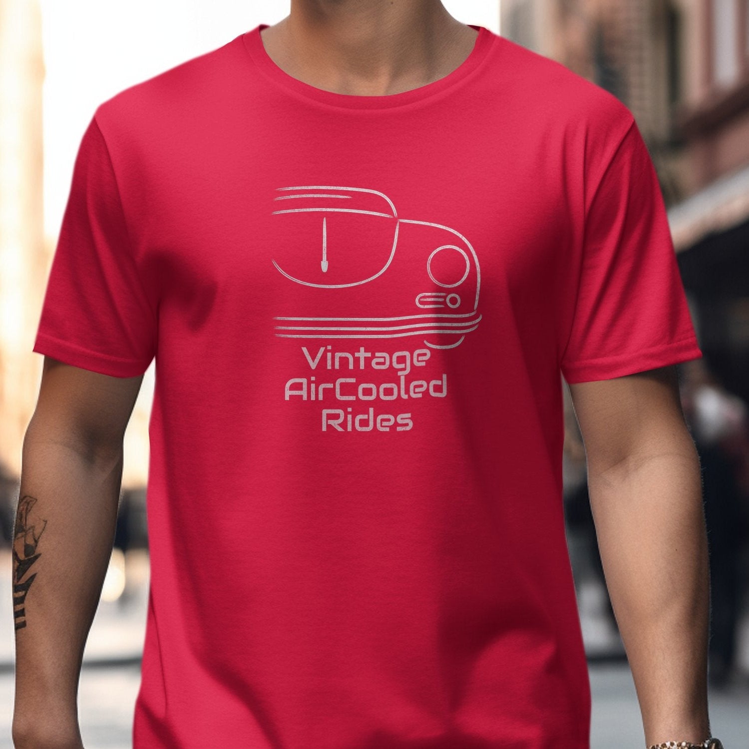 Vintage AirCooled Rides Graphic TShirt product