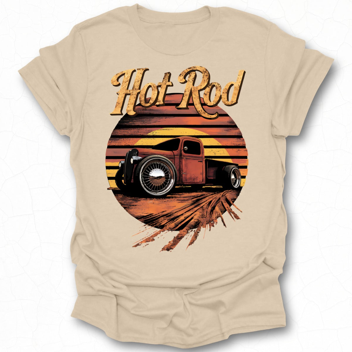 Vintage Hot Rod Graphic T-Shirt Retro Style