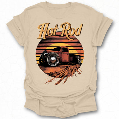 Vintage Hot Rod Graphic T-Shirt Retro Style