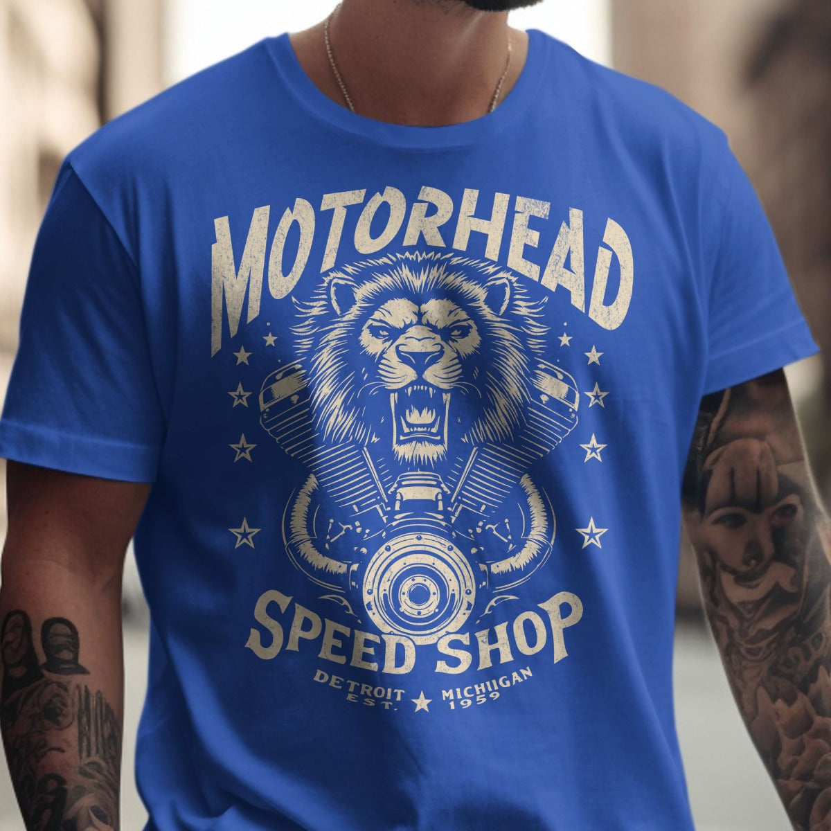 Motorhead Speed Shop Vintage Look T-Shirt Product