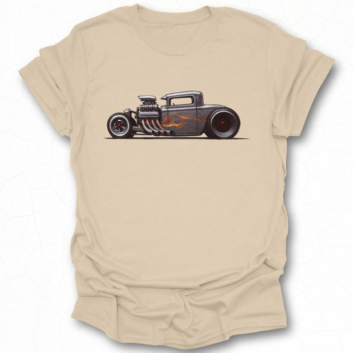 Custom Hot Rod Graphic Design T-Shirt