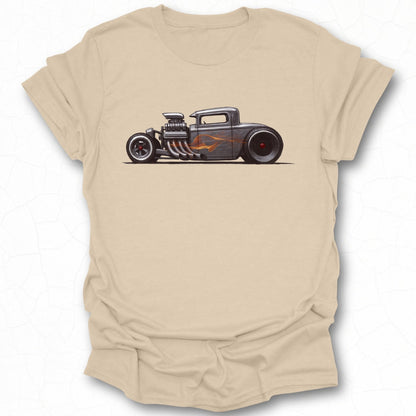 Custom Hot Rod Graphic Design T-Shirt