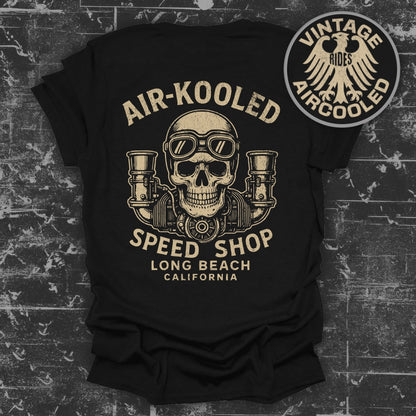Air-Kooled Speed Shop Long Beach California T-shirt