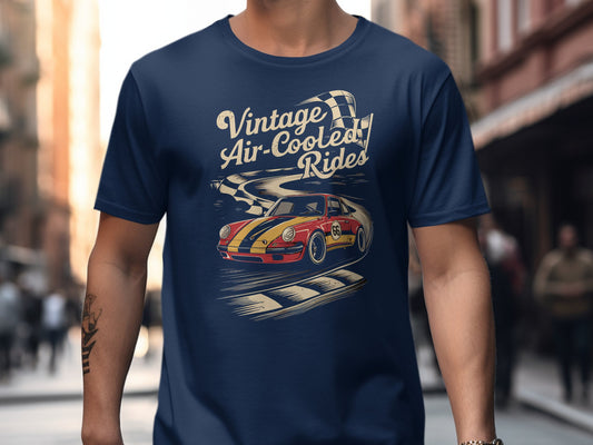 Vintage Air-Cooled Rides Graphic Tee product type