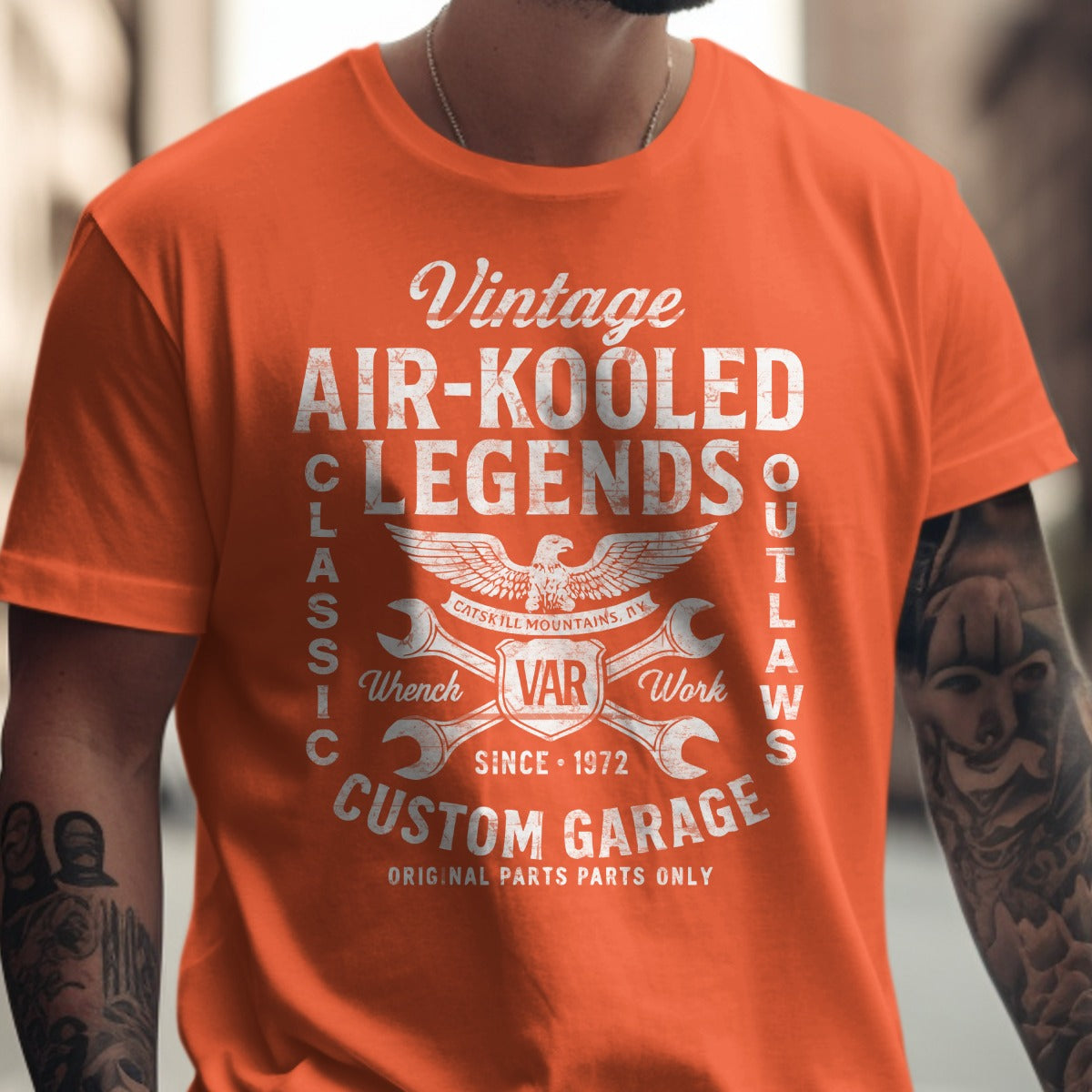 Vintage Air-Kooled Legends Custom Garage Shirt