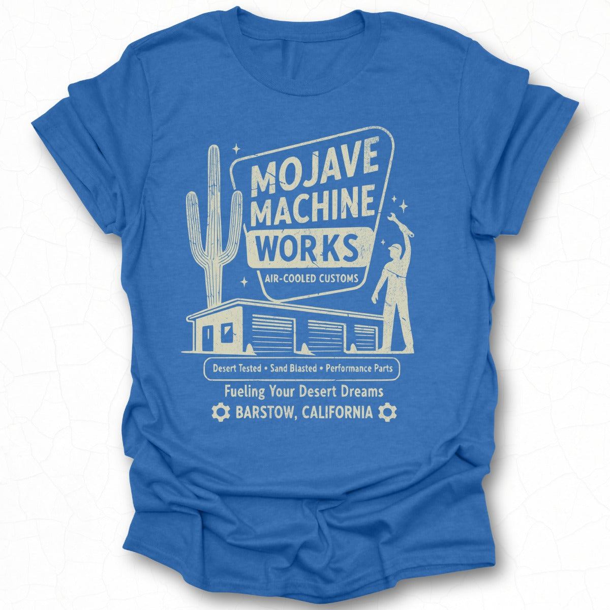 Mojave Machine Works Blue Barstow Desert Dreams Shirt