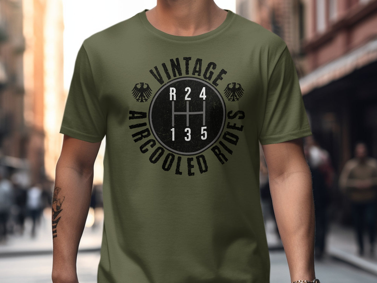 Vintage Aircooled Rides Graphic Tee Shirt product type