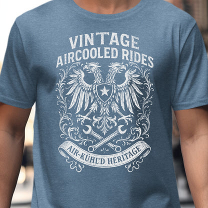 Vintage Aircooled Rides Eagle Graphic T-shirt