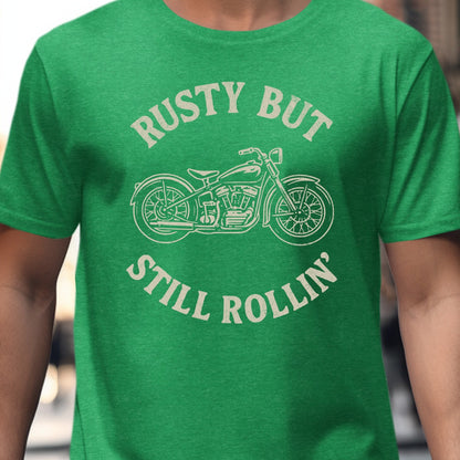 Rusty But Still Rollin' Motorcycle T-Shirt product type