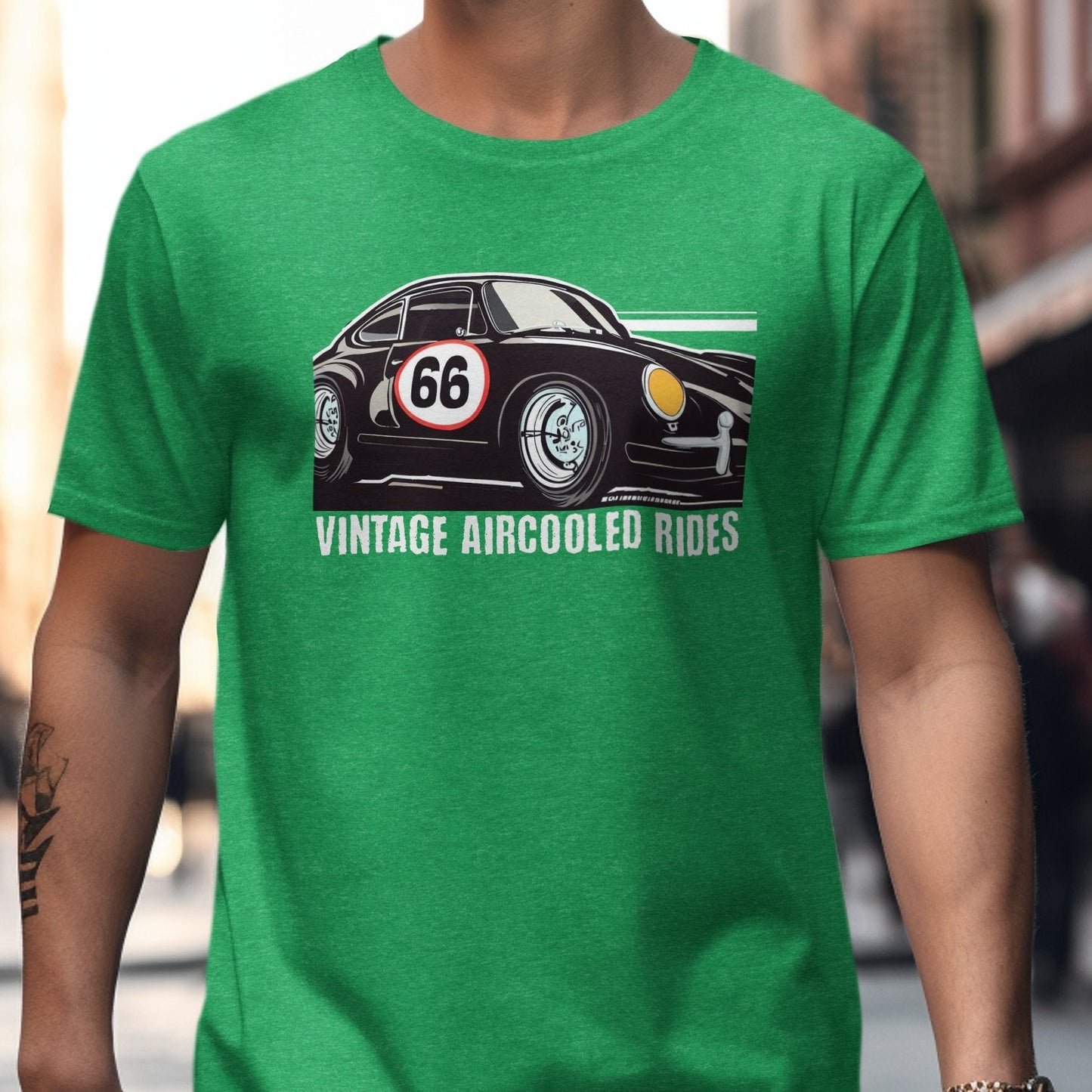 Vintage Aircooled Rides Classic Car Graphic T-shirt product type