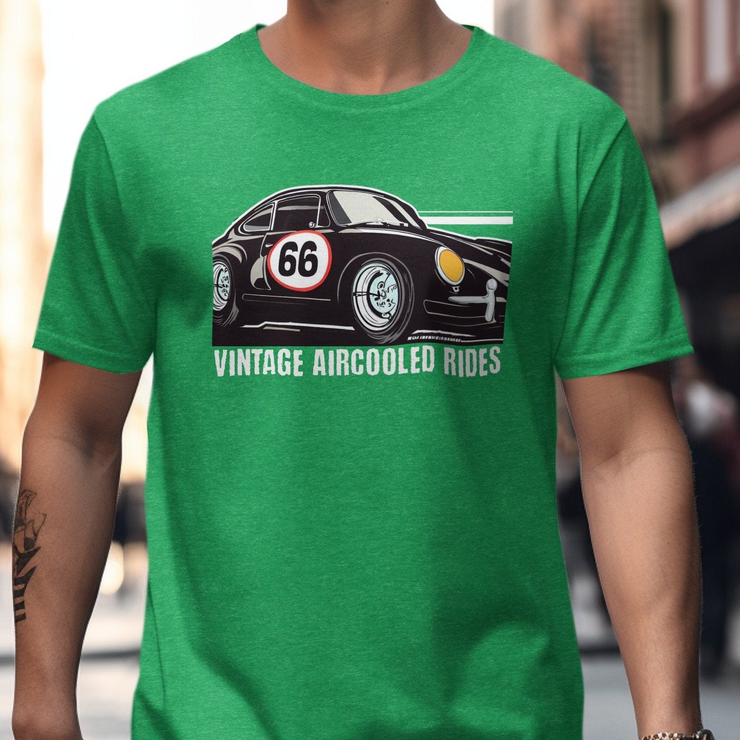 Vintage Aircooled Rides Classic Car Graphic T-shirt product type