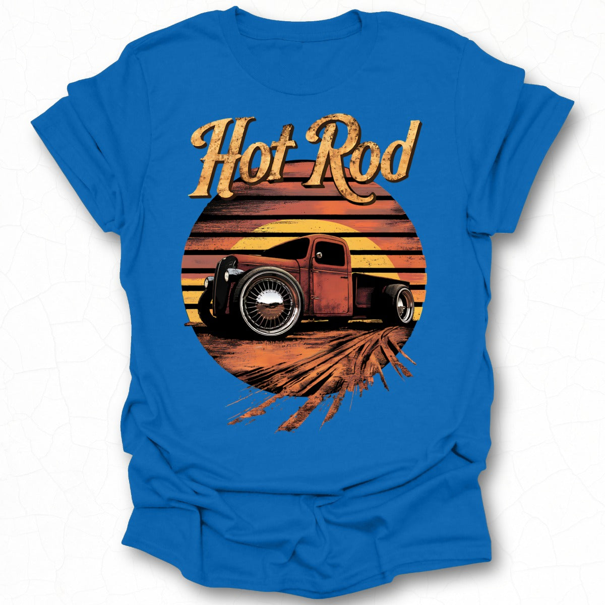 Hot Rod Vintage Truck Graphic Design T-Shirt