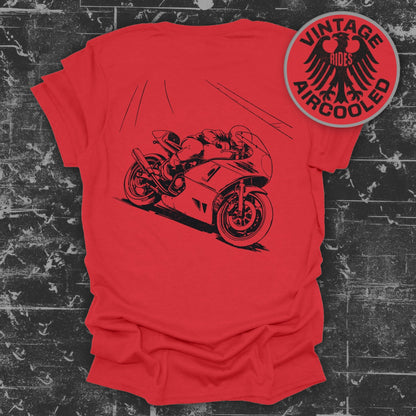 Vintage Rides Aircooled Motorcycle T-shirt product type