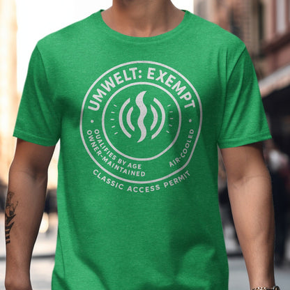 Umwelt Exempt Classic Access Permit T-Shirt product type