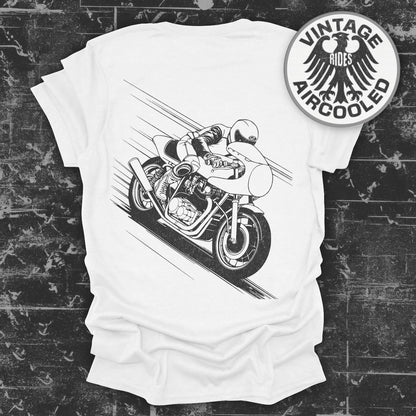 Vintage Aircooled Rider Graphic Print T-shirt product