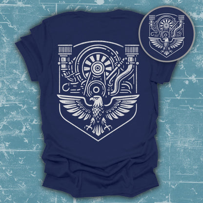 Vintage Eagle Engine Design Printed Shirt product type