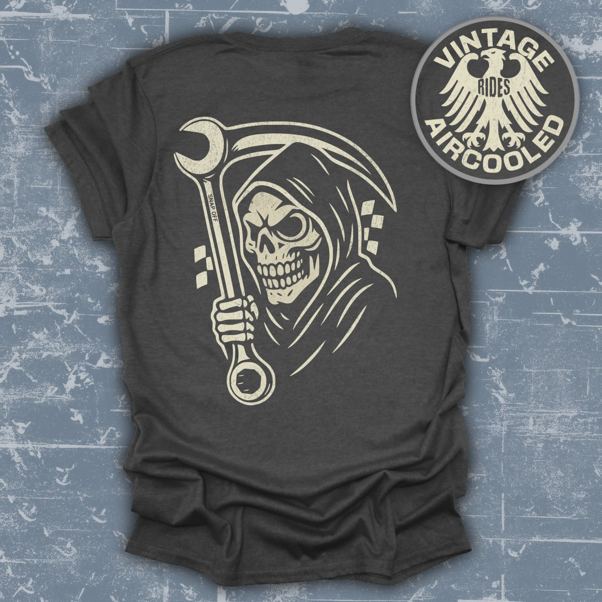 Grim Reaper with Wrench Vintage Rides T-Shirt product