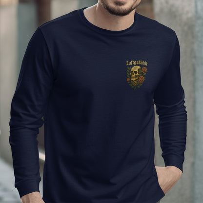 Luftgekühlt Skull and Flowers Graphic Design Shirt product