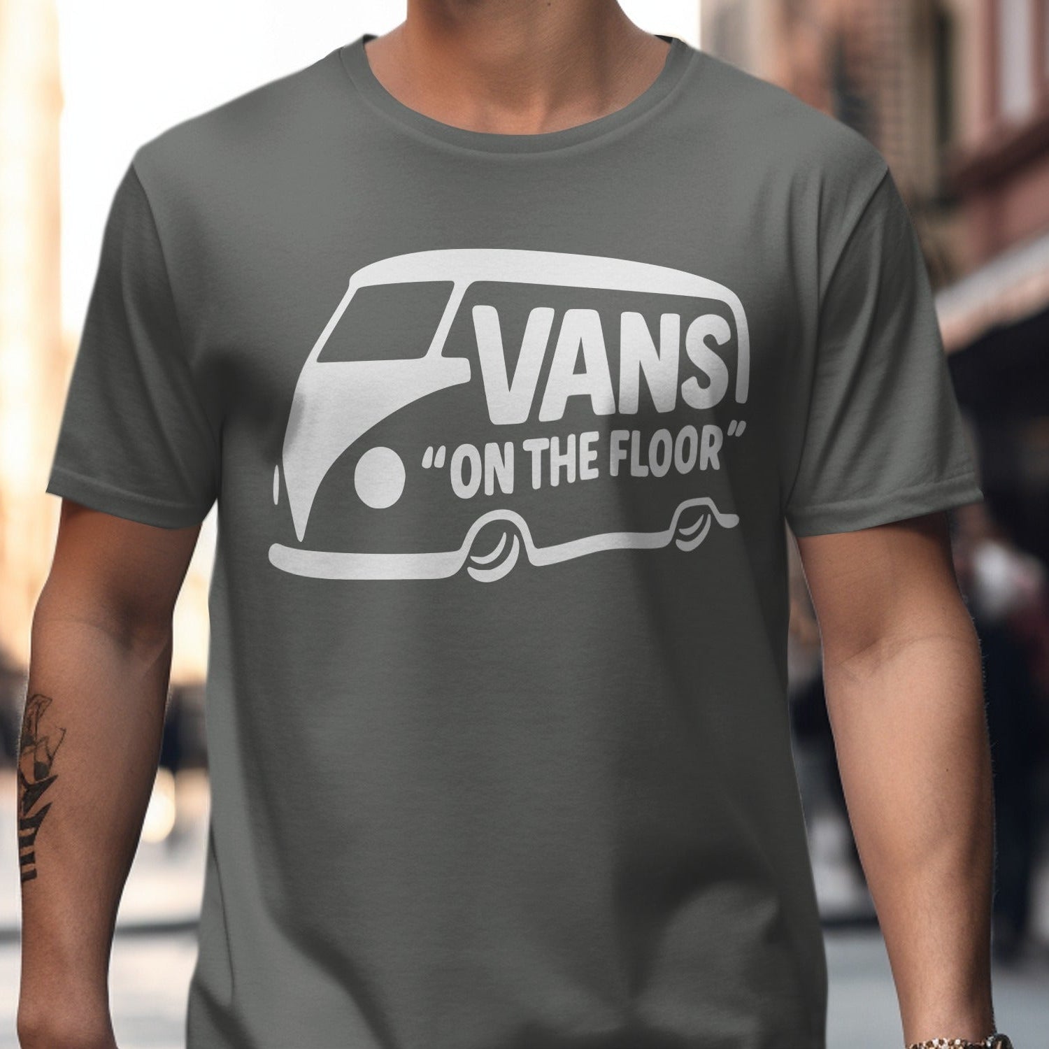 Vintage Vans On The Floor Graphic Tee Shirt product