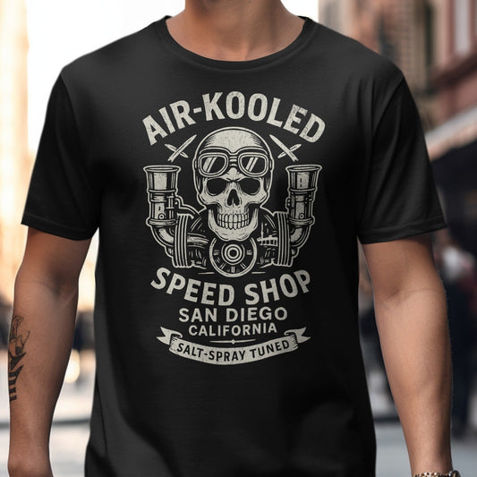 Air-Kooled Speed Shop San Diego California T-Shirt product